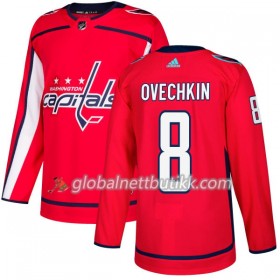 Washington Capitals Hockeydrakt Alexander Ovechkin 8 2017-2018 Rød Adidas Authentic - Herre